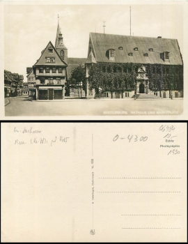 Quedlinburg Rathaus Marktplatz *ca. 1930
