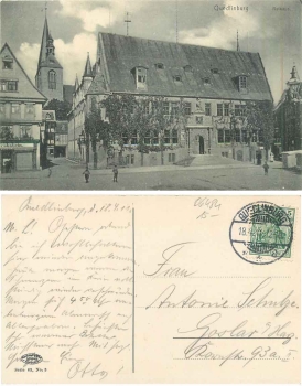 Quedlinburg Rathaus o 18.4.1911