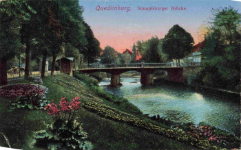 Quedlinburg Stumpisburger Brücke o 1916