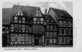 Quedlinburg Klopstockhaus * um 1940