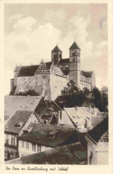 Quedlinburg Dom und Schloss  * um 1930