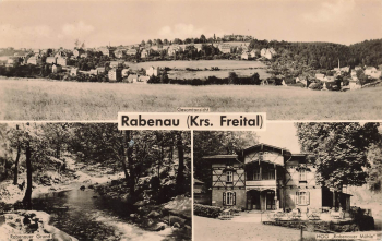 01734 Rabenau Sachsen Mehrbildkarte o 1961