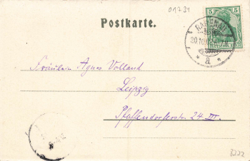 01734 Rabenau Sachsen Marktplatz mit Kirche o 1902