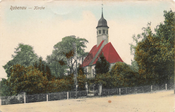 01734 Rabenau Saxony Church * around 1910
