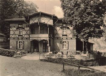 01734 Rabenauer Muehle Sachsen HO Restaurant * 1962
