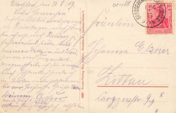 01454 Ullersdorf Radeberg Dresdner Heide o 1919