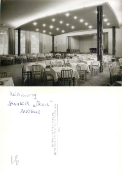 01445 Radebeul Gaststätte Meierei Lössnitzgrund Saal *1961