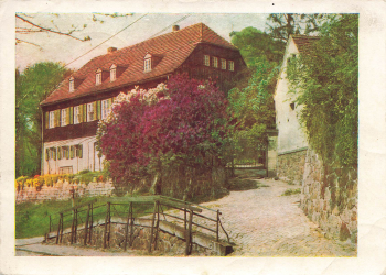 01445 Loessnitz Radebeul old winegrower's house o 1964