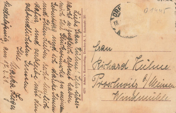 01445 Oberloessnitz Radebeul mit Bismarckturm o 1921
