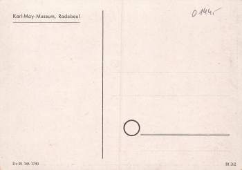01445 Radebeul Karl May Museum * um 1950