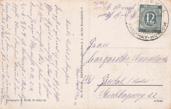 01445 Radebeul im Winter o 1946