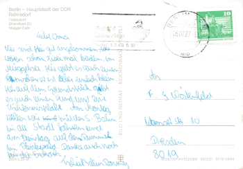Rahnsdorf Berlin Mehrbildkarte o 1987