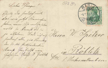 07389 Ranis Fachwerkhaus Echtfotokarte o 1911