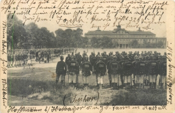 76437 Rastatt Schlossplatz Military o October 21, 1912