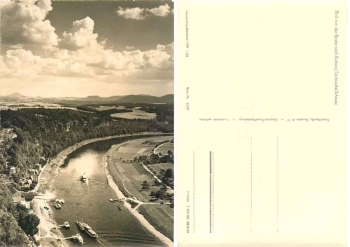 01847 Rathen Saechsische Schweiz von der Bastei *1961 Hanich1345