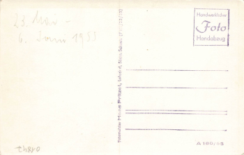 01848 Rathewalde Saxon Swimming Pool * 1955