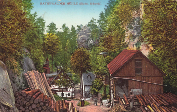 01848 Rathewalder Mühle Sächsische Schweiz * um 1920