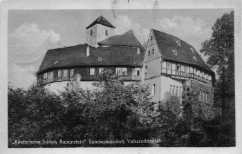 Rauenstein Schloss Erzgebirge Kinderheim der Volkssolidarität o 1954