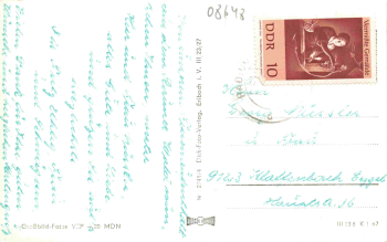 Raun Vogtland Bad Brambach Mehrbildkarte o 1967