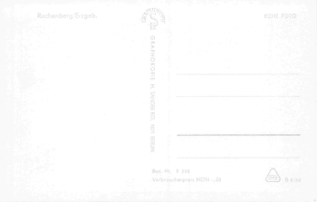 Rechenberg-Bienenmühle Erzgebirge Erbgerichts-Gasthof * 1966