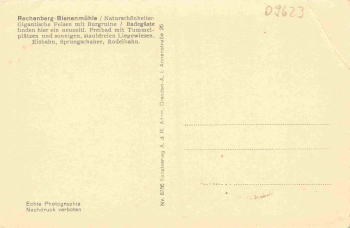 Rechenberg-Bienenmühle Totalansicht * um 1940