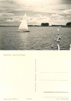 17248 Rechlin sailing boat *1965