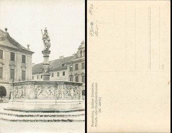 Regensburg Castle Emmeram Arnulfs- or Churfürstenbrunnen * approx. 1930