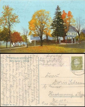 01773 Rehefeld via Schmiedeberg country postmark on postcard Jagerhof o 25.7.1932