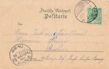 Reichenbach Eulengebirge Silesia Dzierżoniów Litho o1898