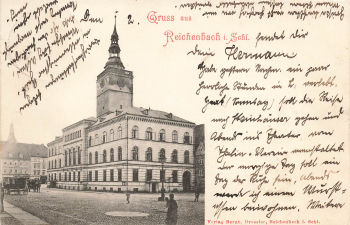 Reichenbach Eulengebirge Silesia Dzierżoniów o 1899