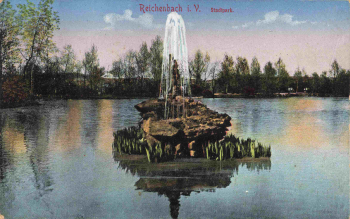 Reichenbach Vogtland Stadtpark * um 1920