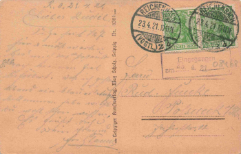 Reichenbach Vogtland Markt Rathaus o 1921