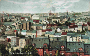 Reichenbach Vogtland Totalansicht o 1909