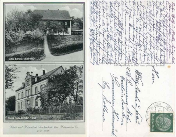 Hohenstein-Ernstthal Reichenbach Alte Schule Neue Schule o 5.8.1938