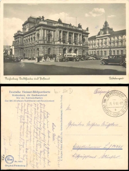 Reichenberg City Theater and Post Office Sudetengau o 31.3.1941