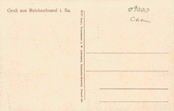 Reichenbrand Chemnitz Sachsen Schule * um 1920