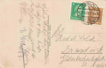 Restaurant Uckermärker, Hauptstrasse 56, Reinickendorf, Berlin – vintage postcard, c. 1928