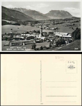 83242 Reit im Winkl mit Wilden und Zahmen Kaiser * ca. 1930