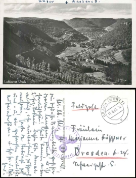 Bad Urach reserve hospital field post WW II or 11.6.1941