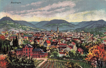 72760 Reutlingen Kuenstlerkarte Franz Frankl o 1925