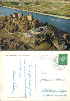 53498 Rheineck via Remagen country postmark on postcard Bad Niederbreisig o 26.6.1961