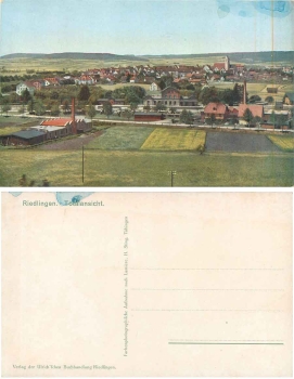 88499 Riedlingen color photo card * approx. 1930