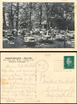 01594 Riesa Stadtpark Wirtschaft o 25.8.29