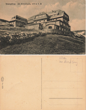 Riesengebirge Hampelbaude Schlesien Schronisko Strzecha Akademicka * um 1920