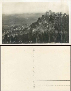 Riesengebirge Kynast Blick nach Herrmsdorf *ca. 1930