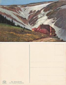 Giant Mountains The Hampelbaude Artist Card Morgenstern No. 3762 * around 1910