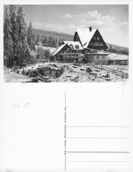Zackelfallbaude Riesengebirge Schlesien  * 1928