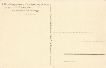 Sankt Peter Restaurant Annenruhe Riesengebirge Sudetengau * 1928