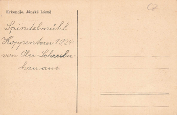 Janske Lazne Riesengebirge gebraucht 1924