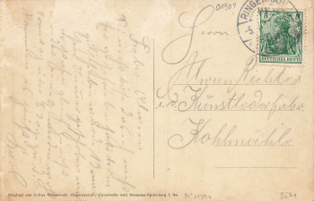 01904 Ringenhain Oberlausitz Müllers Gasthaus Geschäft Gustav Thomas Fa Holtsch o 1912